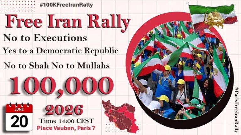 Join the Paris Free Iran Rally and stand in solidarity with the Iranian people in their struggle for freedom and democracy — #100KFreeIranRally