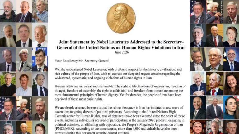 Seventy-eight Nobel laureates have called on the United Nations to take urgent action over rising executions in Iran.
