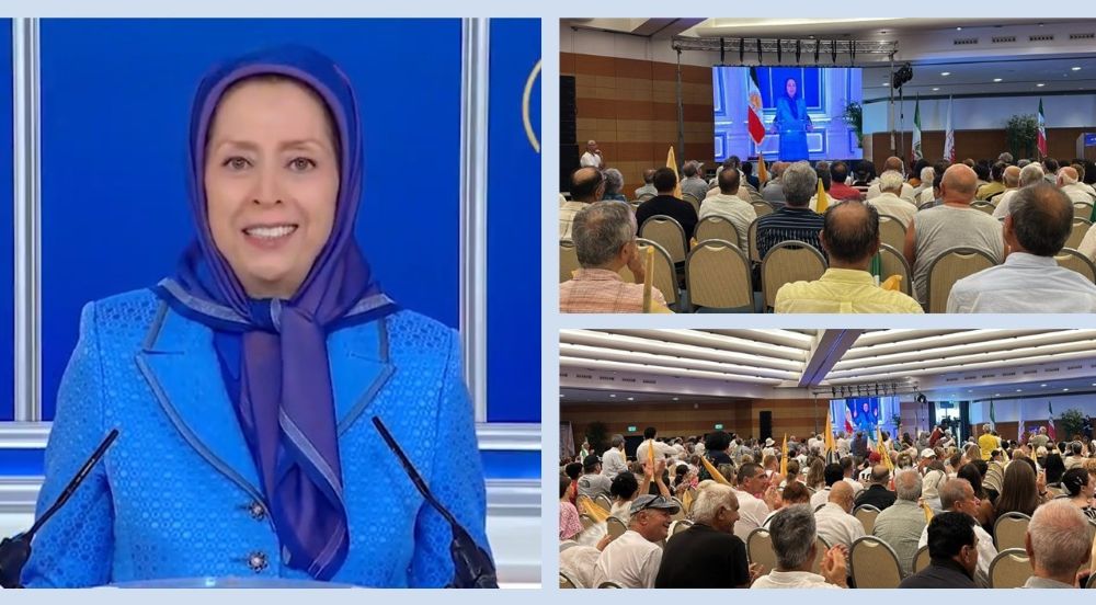 Maryam Rajavi addresses supporters of the Iranian Resistance through a message focused on freedom and democracy.