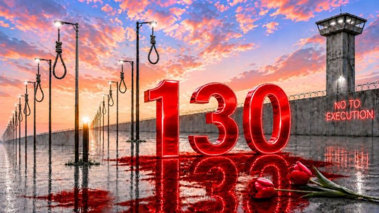 In its 130th week, the “No to Execution Tuesdays” campaign expands to 59 prisons. Political prisoners continue hunger strikes against surging executions and death sentences.