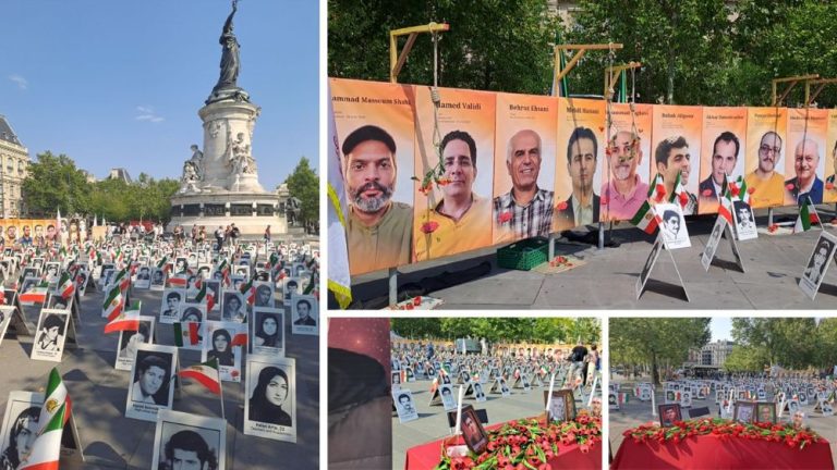July 25, 2026: Paris exhibition marking the 1988 massacre anniversary at Place de la République.