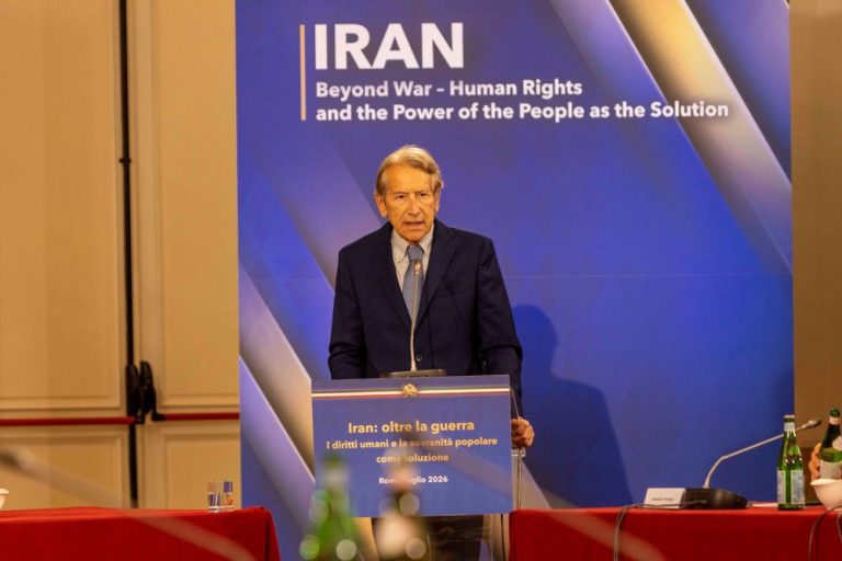 Italian Senator Giulio Terzi Labels Iranian Regime a “Terrorist State,” Backs Maryam Rajavi’s Movement in Rome - July 17, 2026