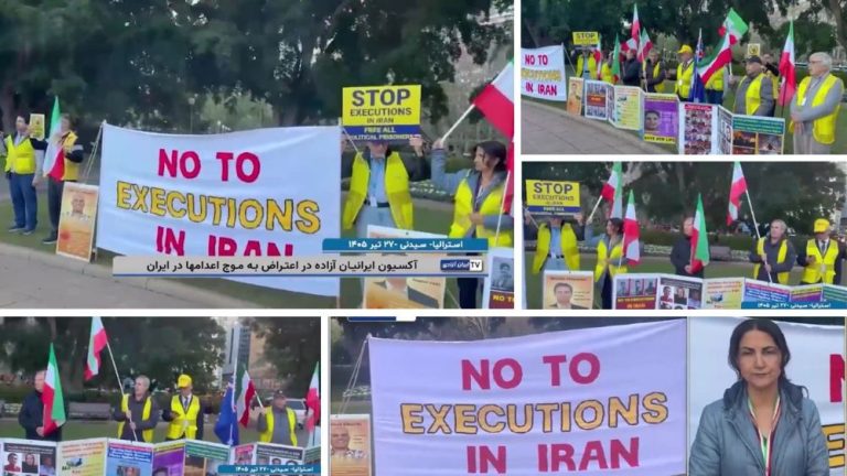 Sydney: PMOI supporters condemn Iran executions and call for action against the regime.