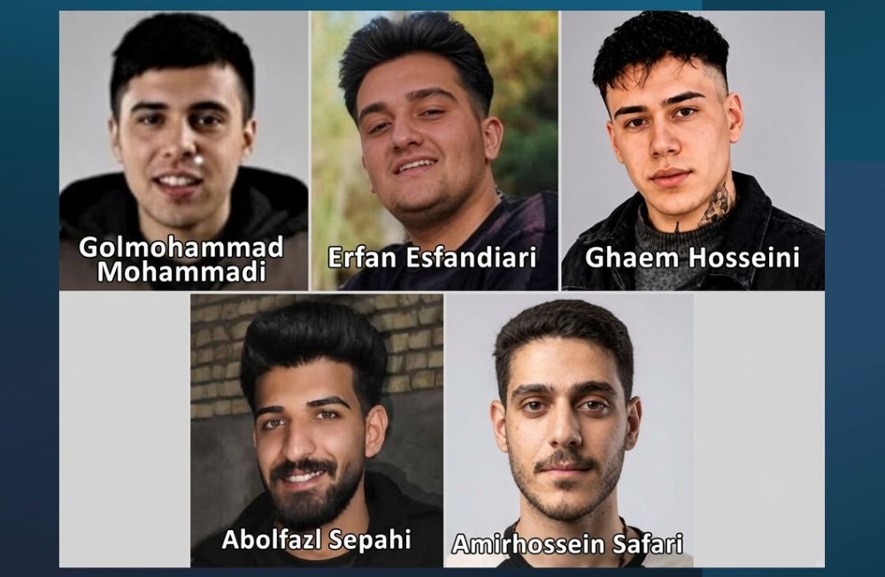 Five young protesters in the Alikhani Square case in Isfahan have been executed within one month.