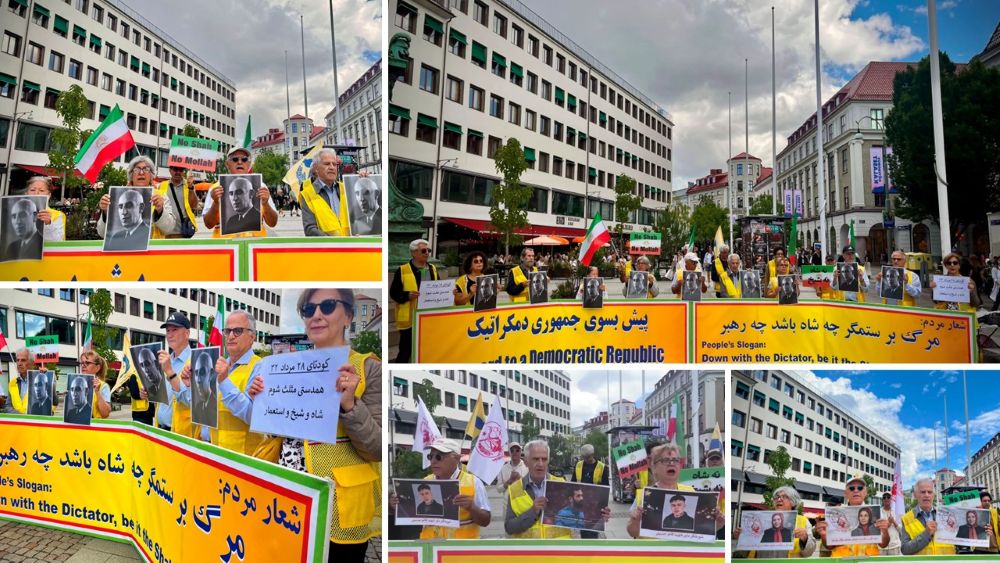 PMOI supporters in Gothenburg commemorate Dr. Mohammad Mossadegh and honor victims of repression in Iran.