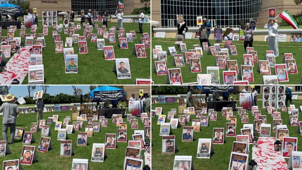 A photo exhibition in Irvine honors the martyrs of Iran’s uprisings, political prisoners, and executed protesters.