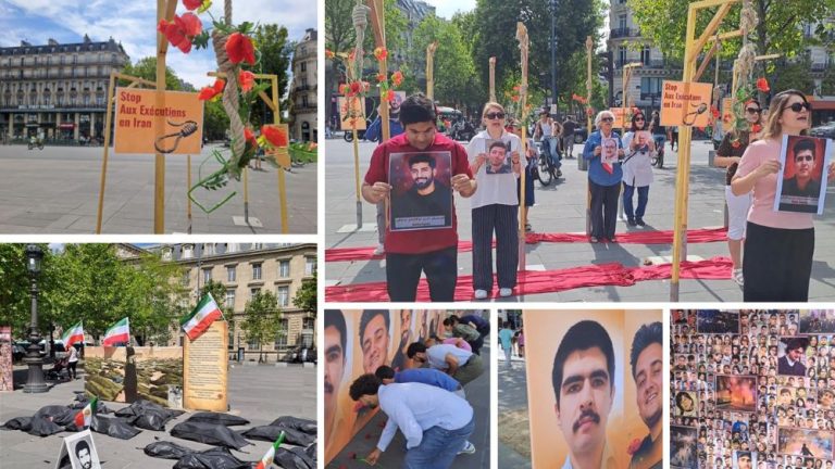 Paris rally on Aug. 1, 2026: Exhibition against executions in Iran honors victims and calls for freedom and justice.