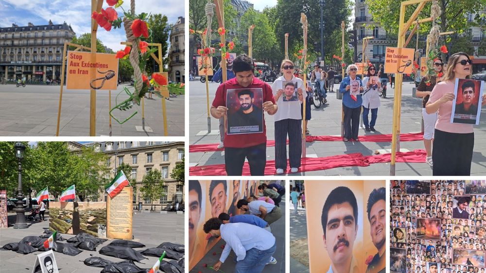 Paris rally on Aug. 1, 2026: Exhibition against executions in Iran honors victims and calls for freedom and justice.