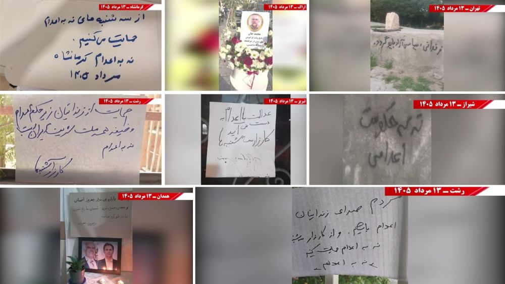 Resistance Units hold nationwide activities in support of Week 132 of the No to Execution Tuesdays campaign.