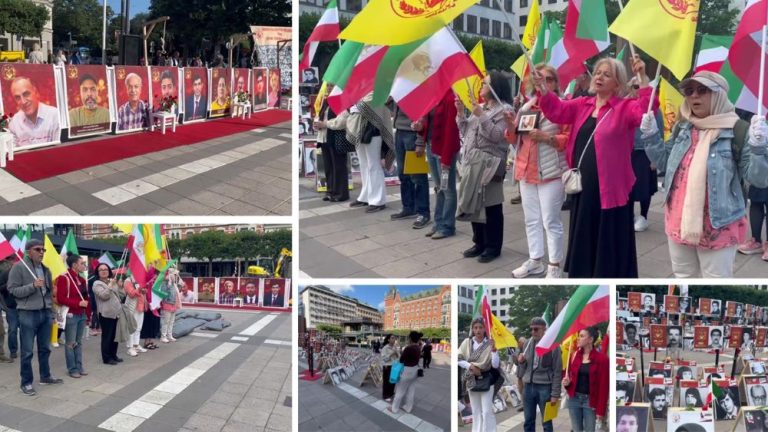 A Stockholm exhibition honors martyrs of Iran’s 1988 massacre and recent uprisings, calling for justice and freedom.