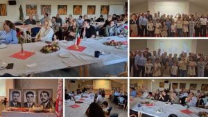 MEK supporters in Aarhus mark the 61st anniversary of the PMOI’s founding on September 5, 2026.