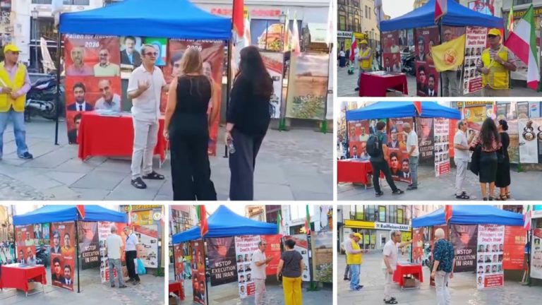 Bucharest exhibition highlights Iran’s human rights violations and calls for an end to executions.
