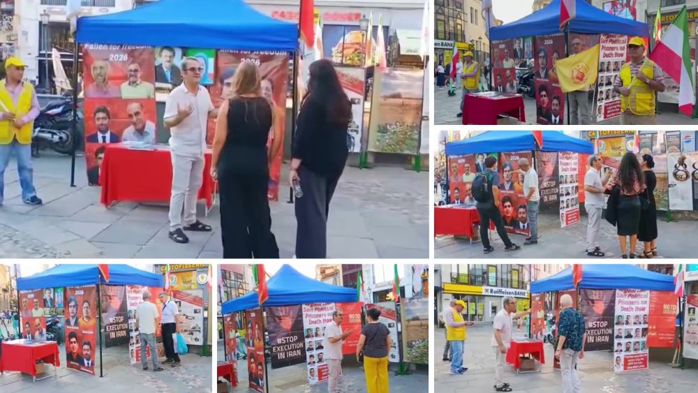 Bucharest exhibition highlights Iran’s human rights violations and calls for an end to executions.