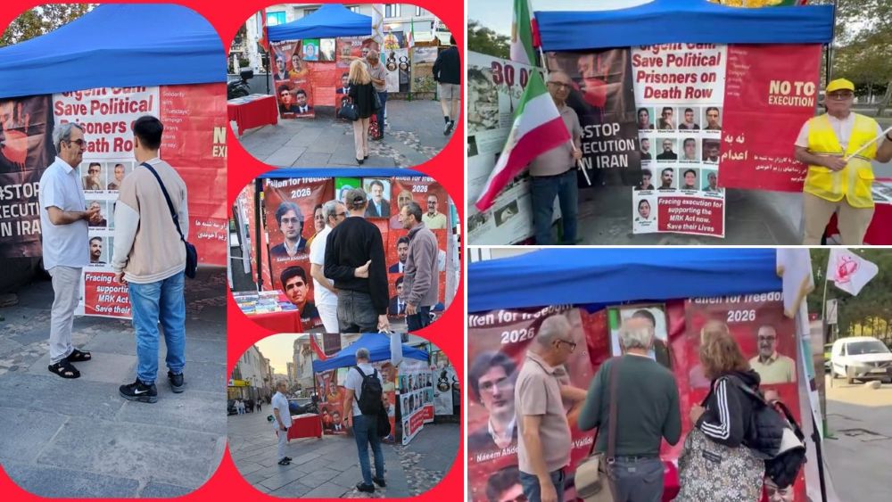 Bucharest exhibition highlights Iran’s human rights violations and calls for an end to executions.