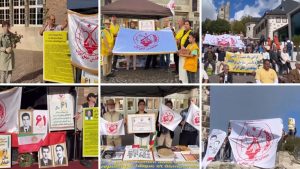 PMOI supporters commemorate the 61st anniversary of the organization’s founding in Cologne, Bremen, and Luxembourg.