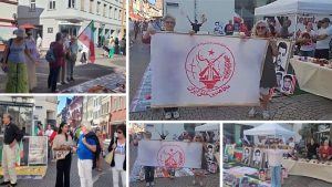 MEK supporters in Heidelberg mark the 61st anniversary of the PMOI’s founding on September 5, 2026.