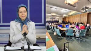 Maryam Rajavi addresses the UK Parliament conference in a message on human rights and democratic change in Iran.