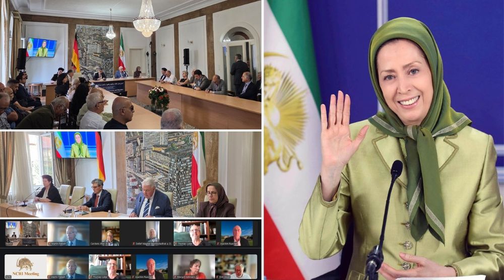 Mrs. Maryam Rajavi delivers a message to a conference in Germany on Iran’s political situation.