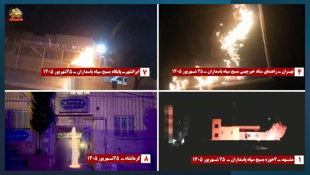 Resistance Units carry out anti-regime operations across Iran on the fourth anniversary of the 2022 uprising.