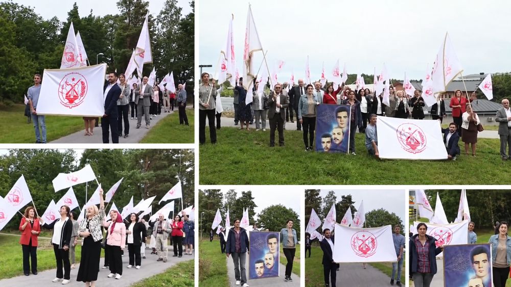 MEK supporters in Stockholm mark the 61st anniversary of the PMOI’s founding on September 5, 2026.