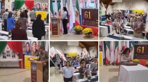 MEK supporters in Vancouver mark the 61st anniversary of the PMOI’s founding on September 5, 2026.