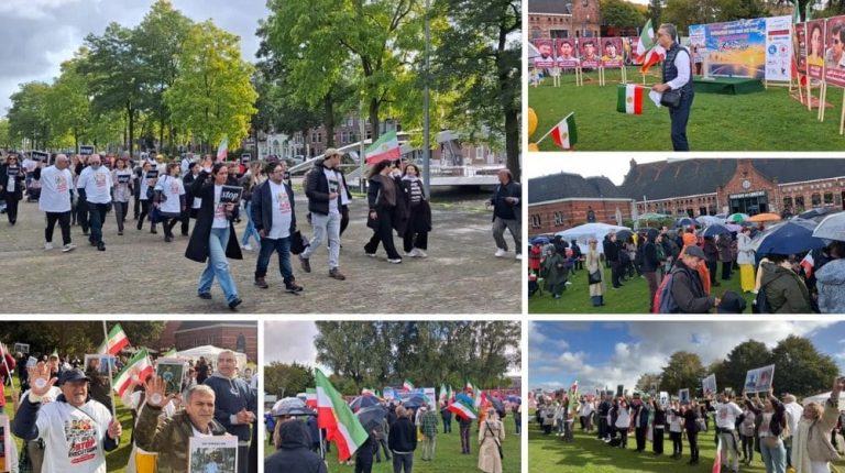 Amsterdam marathon on World Day Against the Death Penalty demands an end to executions in Iran.