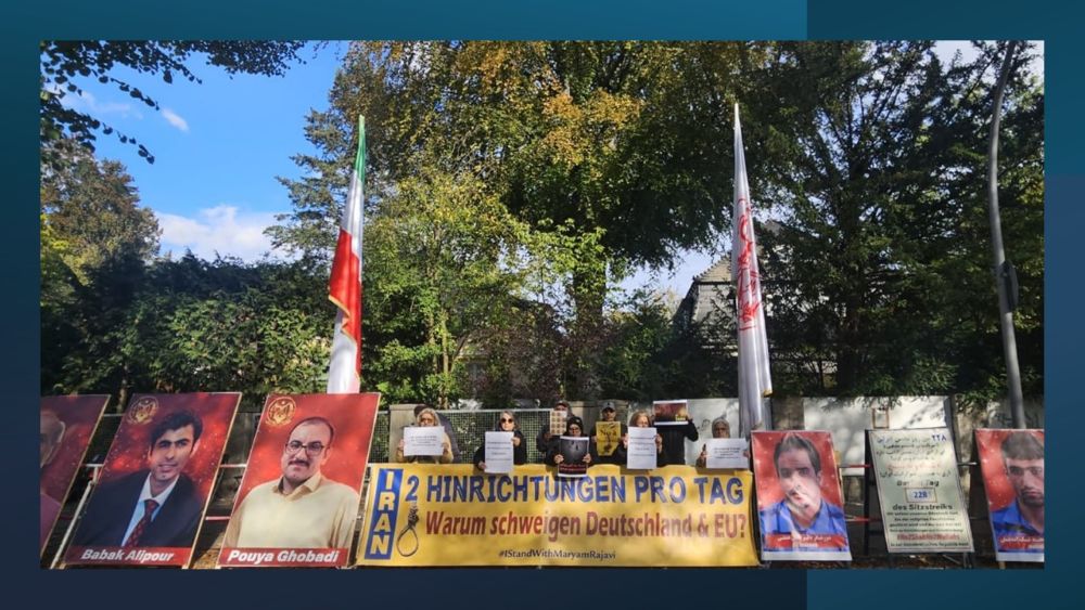 Day 228: Berlin sit-in condemns executions, backs Gina Romero’s anti-execution solidarity.