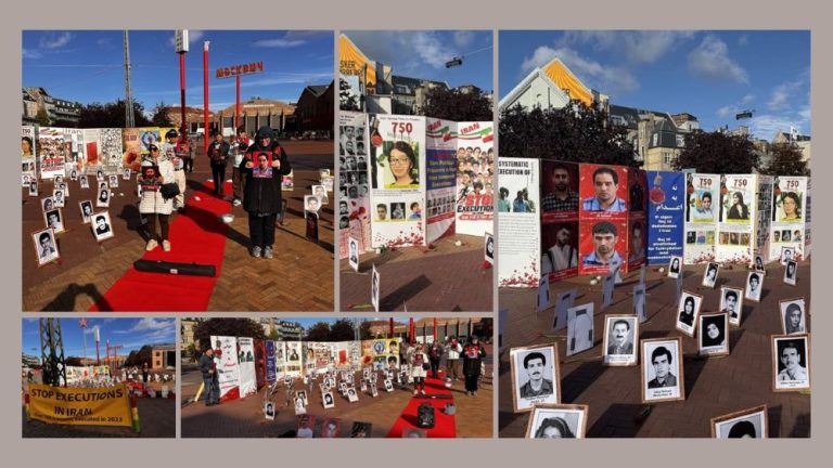 Copenhagen rally on World Day Against the Death Penalty condemns Iran’s executions: “No to Execution.”