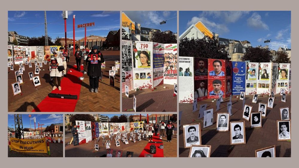 Copenhagen rally on World Day Against the Death Penalty condemns Iran’s executions: “No to Execution.”