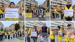 Sweden – October 20, 2026: MEK supporters in Gothenburg marked 143 weeks of #NoToExecutionTuesdays in 66 prisons across Iran.