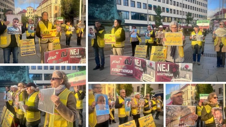 Sweden –October 6, 2026: MEK supporters in Gothenburg marked 141 weeks of #NoToExecutionTuesdays in 66 prisons across Iran.