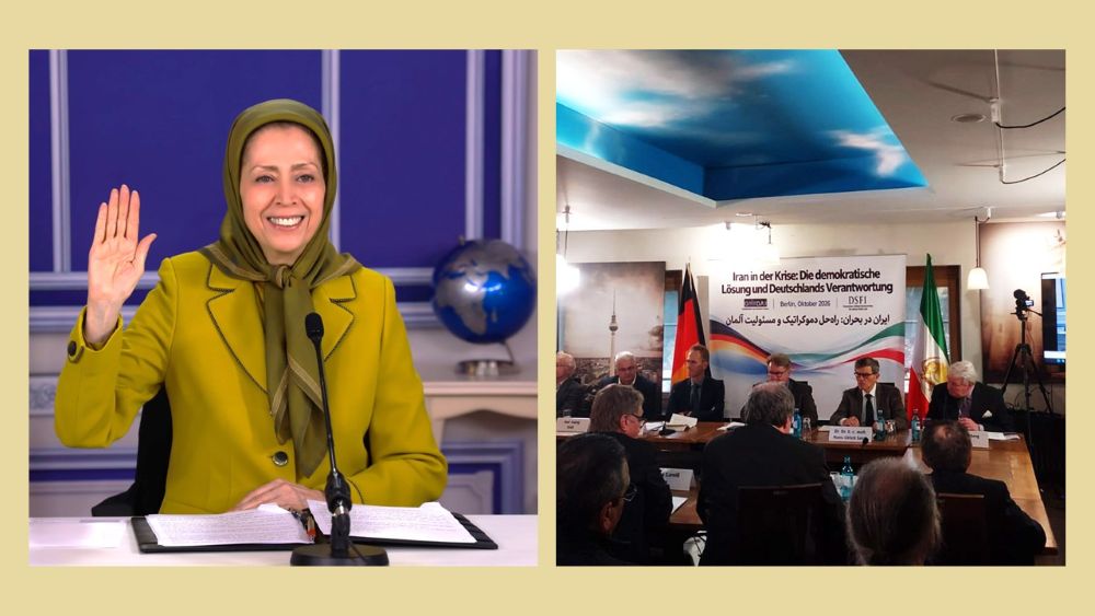 Berlin conference on Iran’s crisis, human rights, and the democratic solution, addressed by Maryam Rajavi.