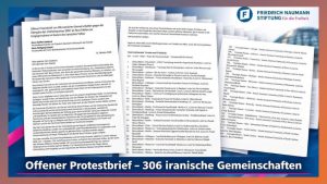 306 Iranian associations protest as the Naumann Foundation remains silent over Reza Pahlavi’s planned award.