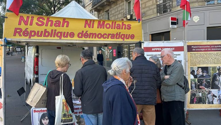 Paris exhibition highlights Iran’s executions, political prisoners, and the Iranian people’s struggle for freedom and democracy.