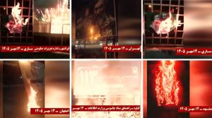 MEK Resistance Units report 20 operations against regime symbols and security centers across Iran.