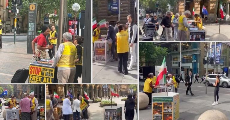 Sydney exhibition condemns Iran’s executions and demands freedom for political prisoners.